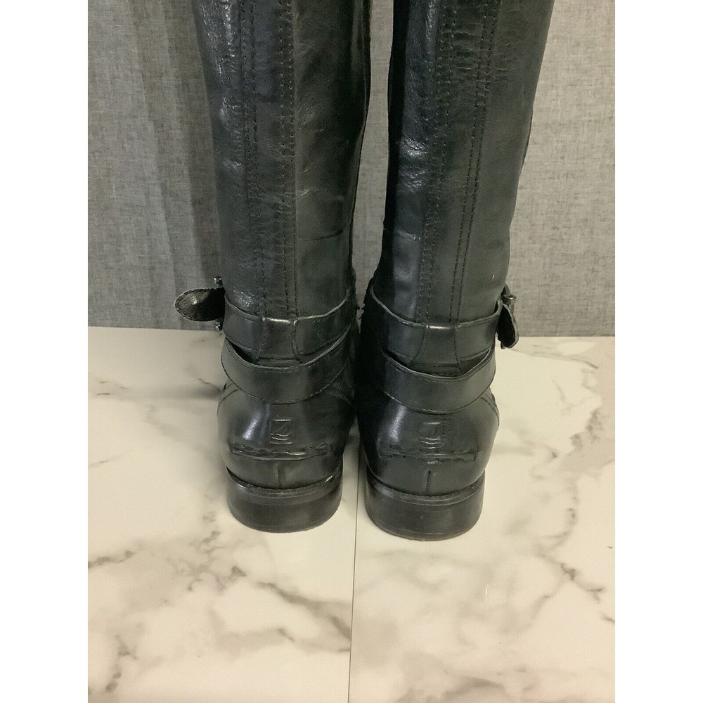 SPERRY TOP SIDER Women's Black Leather Boots - Size 7.5M - Picture 4 of 12